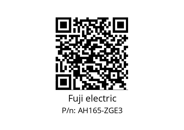   Fuji electric AH165-ZGE3