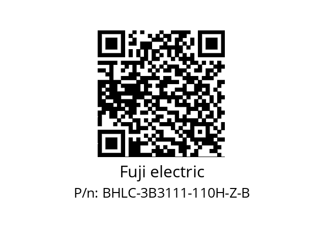   Fuji electric BHLC-3B3111-110H-Z-B