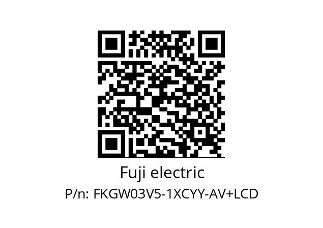   Fuji electric FKGW03V5-1XCYY-AV+LCD