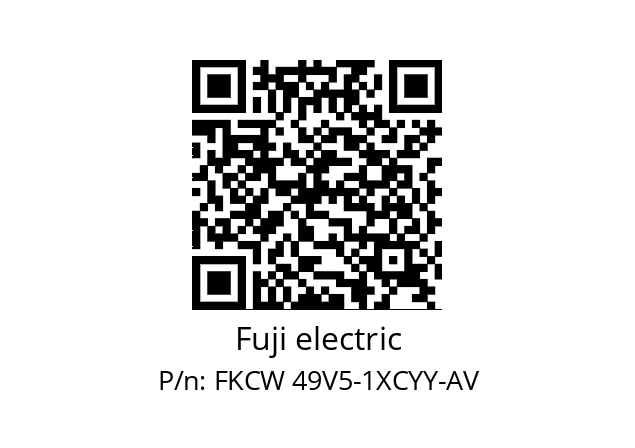   Fuji electric FKCW 49V5-1XCYY-AV