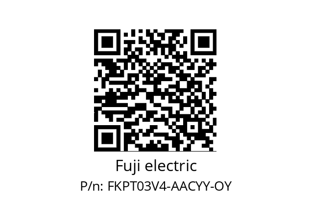   Fuji electric FKPT03V4-AACYY-OY