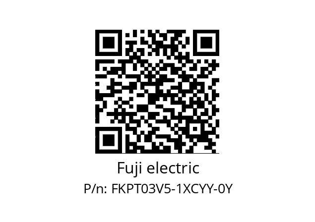   Fuji electric FKPT03V5-1XCYY-0Y