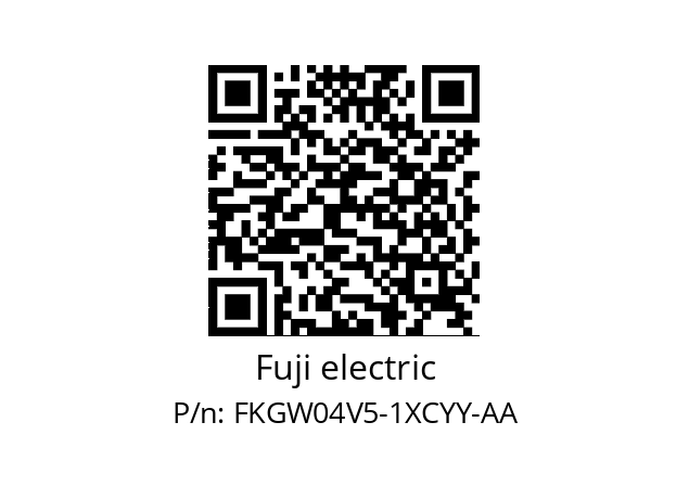   Fuji electric FKGW04V5-1XCYY-AA