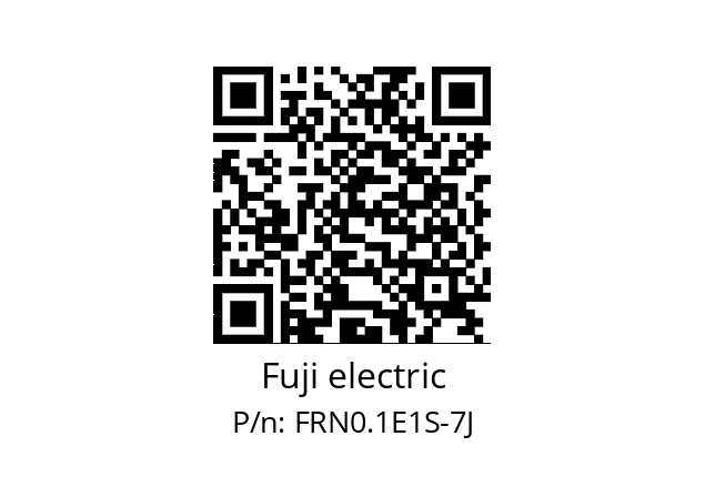   Fuji electric FRN0.1E1S-7J