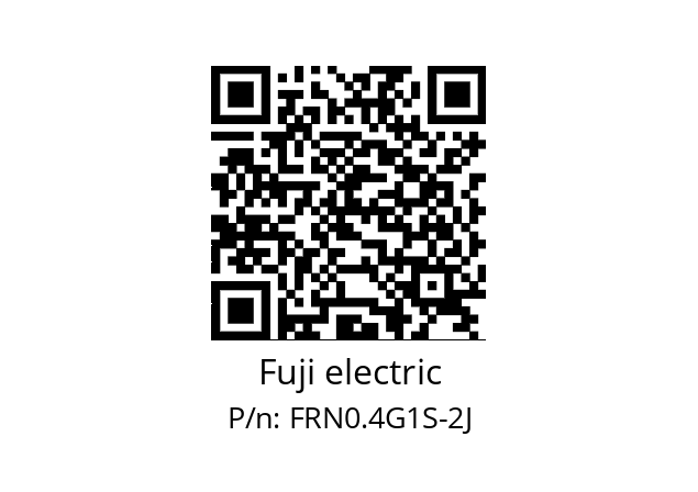   Fuji electric FRN0.4G1S-2J