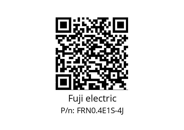   Fuji electric FRN0.4E1S-4J