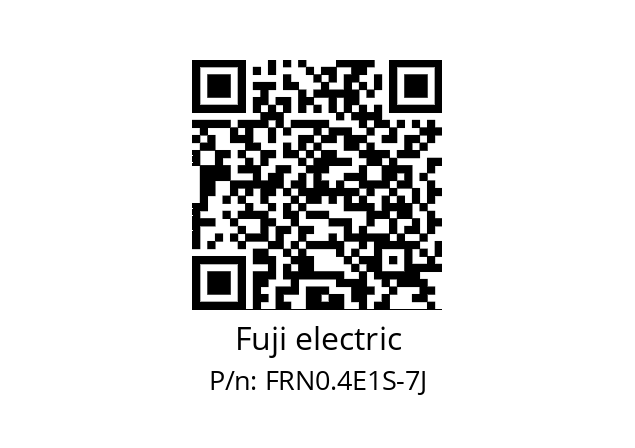   Fuji electric FRN0.4E1S-7J