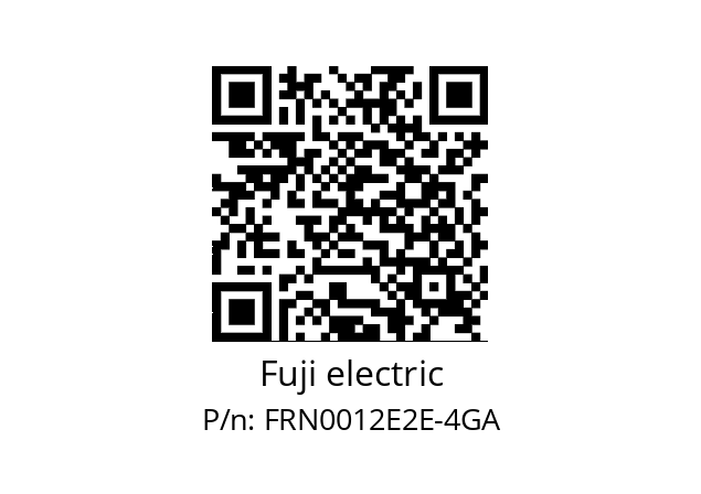   Fuji electric FRN0012E2E-4GA