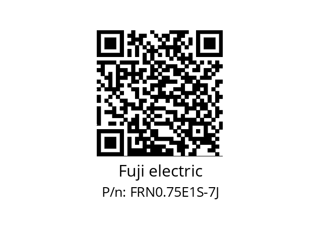   Fuji electric FRN0.75E1S-7J