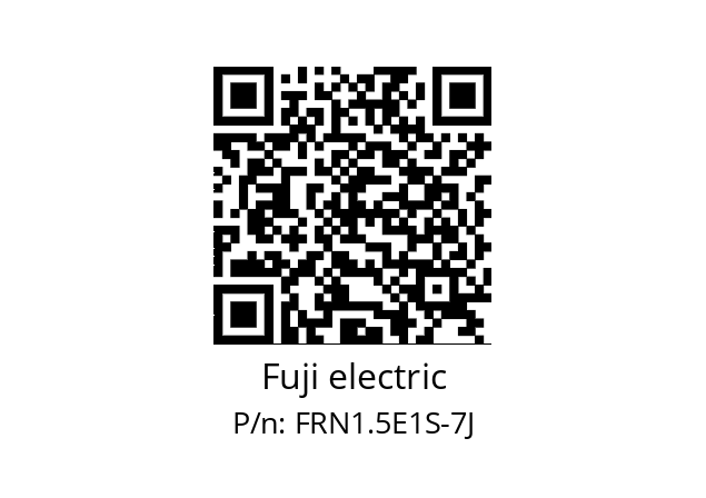   Fuji electric FRN1.5E1S-7J