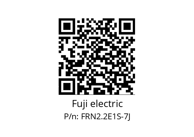   Fuji electric FRN2.2E1S-7J