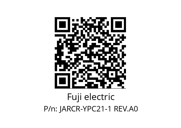   Fuji electric JARCR-YPC21-1 REV.A0