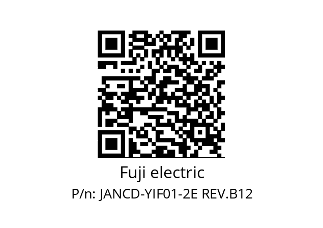   Fuji electric JANCD-YIF01-2E REV.B12