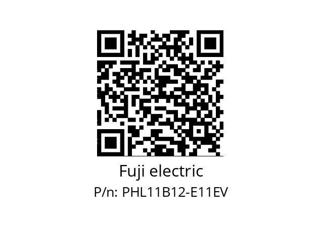   Fuji electric PHL11B12-E11EV