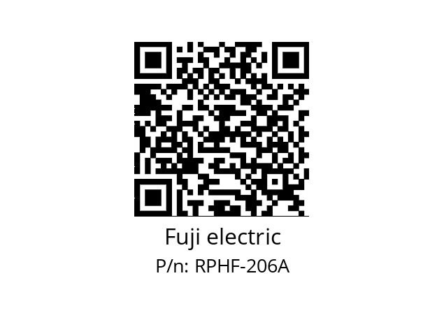   Fuji electric RPHF-206A