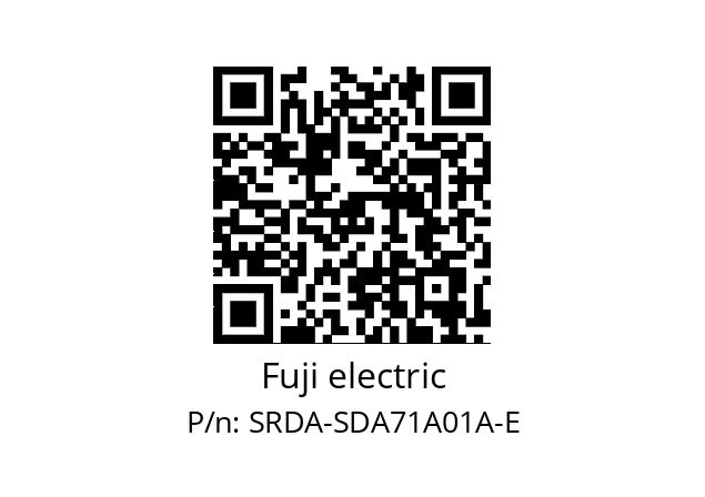   Fuji electric SRDA-SDA71A01A-E