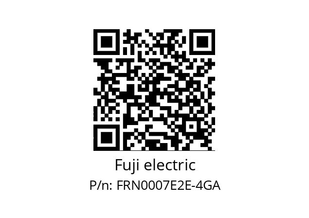   Fuji electric FRN0007E2E-4GA