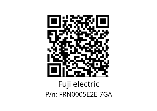   Fuji electric FRN0005E2E-7GA