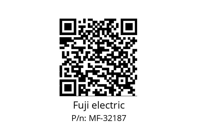   Fuji electric MF-32187