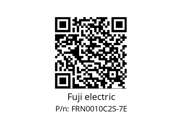   Fuji electric FRN0010C2S-7E