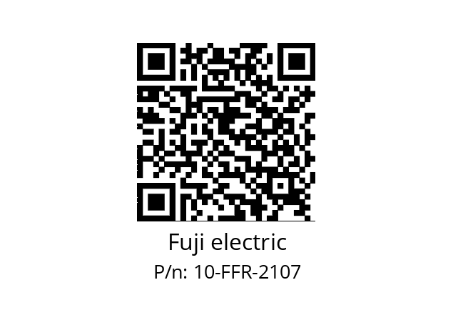   Fuji electric 10-FFR-2107