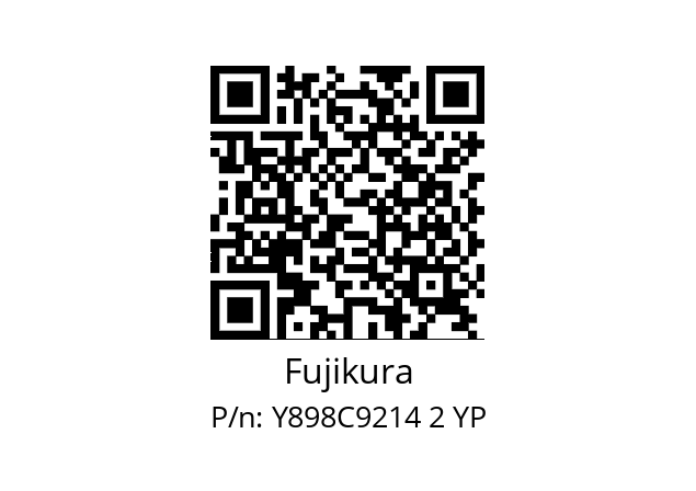   Fujikura Y898C9214 2 YP