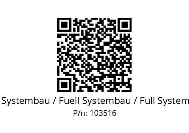   Füll Systembau / Fuell Systembau / Full Systembau 103516