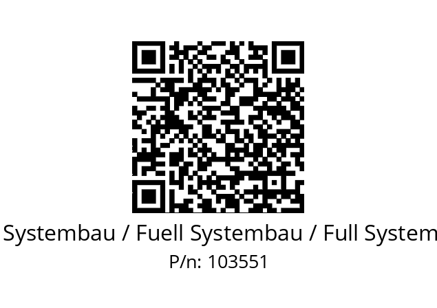   Füll Systembau / Fuell Systembau / Full Systembau 103551