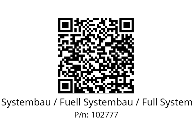   Füll Systembau / Fuell Systembau / Full Systembau 102777