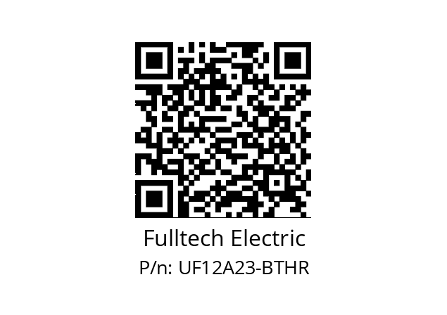   Fulltech Electric UF12A23-BTHR