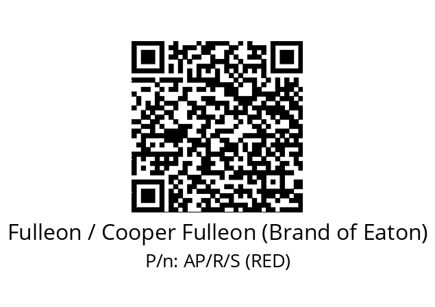   Fulleon / Cooper Fulleon (Brand of Eaton) AP/R/S (RED)