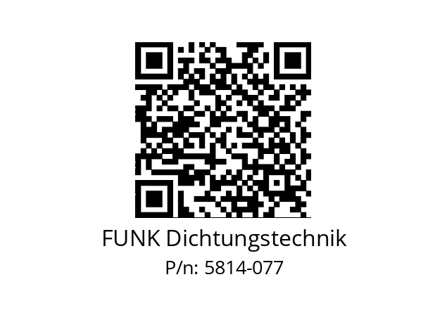   FUNK Dichtungstechnik 5814-077