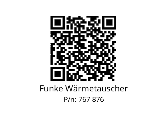   Funke Wärmetauscher 767 876