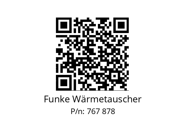   Funke Wärmetauscher 767 878