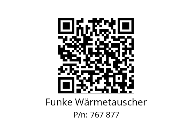   Funke Wärmetauscher 767 877