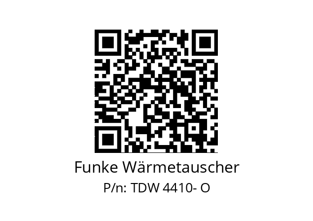   Funke Wärmetauscher TDW 4410- О