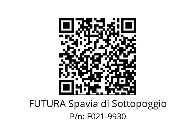   FUTURA Spavia di Sottopoggio F021-9930