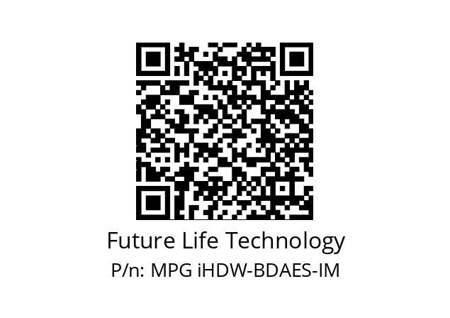   Future Life Technology MPG iHDW-BDAES-IM