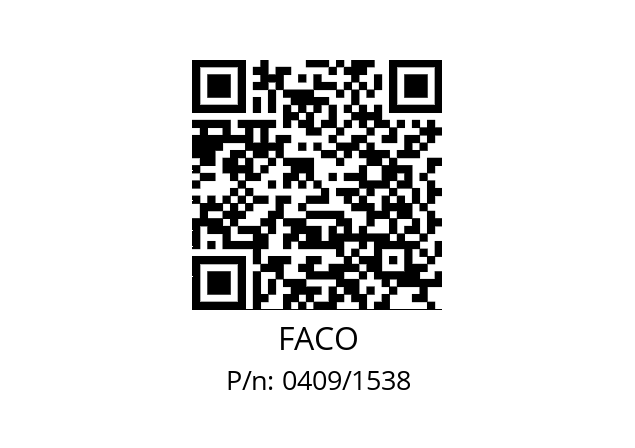   FACO 0409/1538