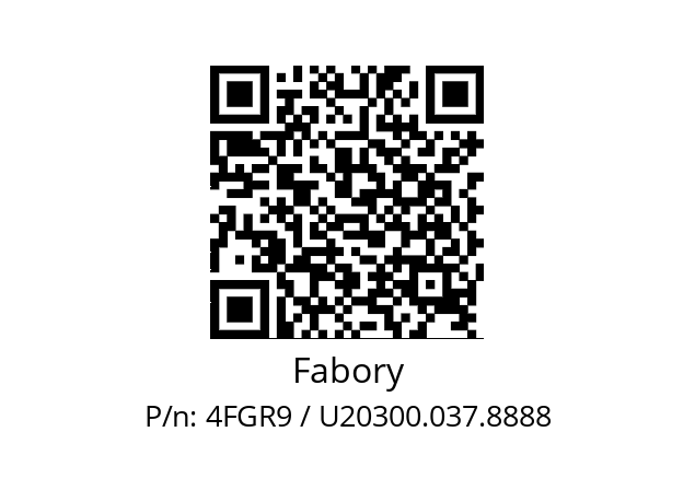   Fabory 4FGR9 / U20300.037.8888