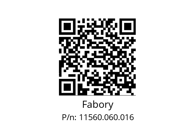   Fabory 11560.060.016