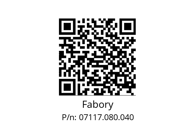   Fabory 07117.080.040