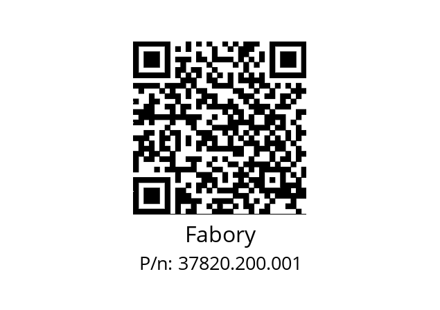   Fabory 37820.200.001