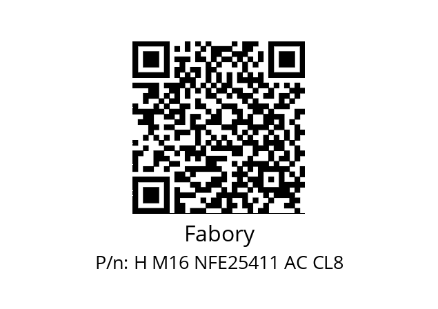   Fabory H M16 NFE25411 AC CL8