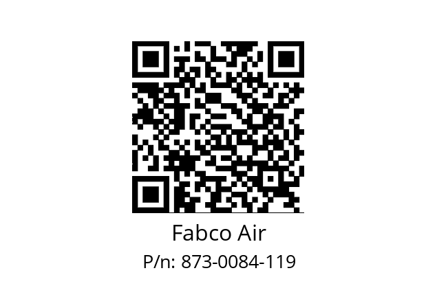   Fabco Air 873-0084-119