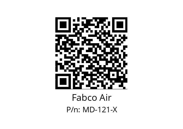   Fabco Air MD-121-X