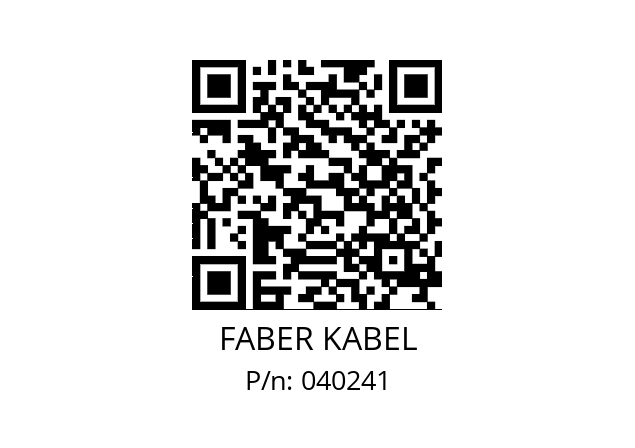   FABER KABEL 040241