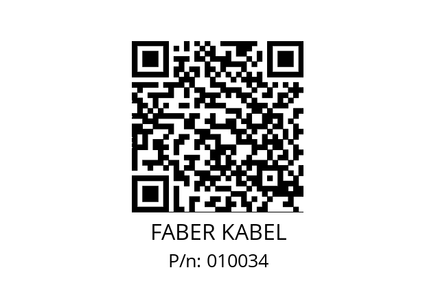   FABER KABEL 010034