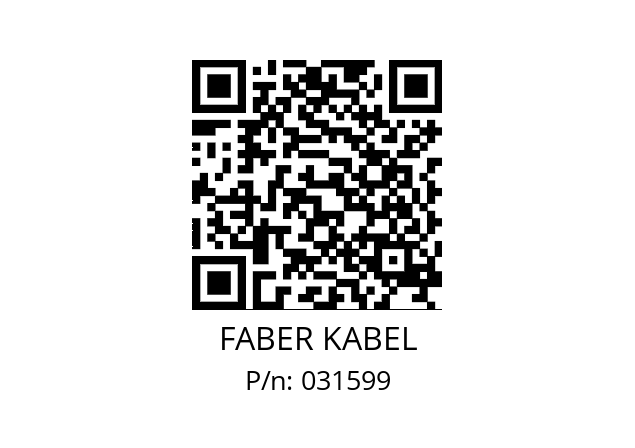   FABER KABEL 031599