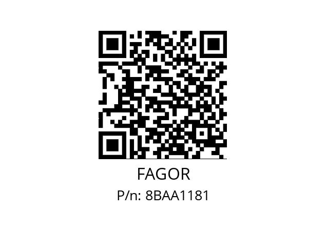   FAGOR 8BAA1181